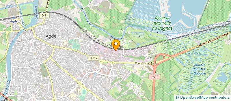 localisation de l'entreprise BANO THIERRY  AGDE