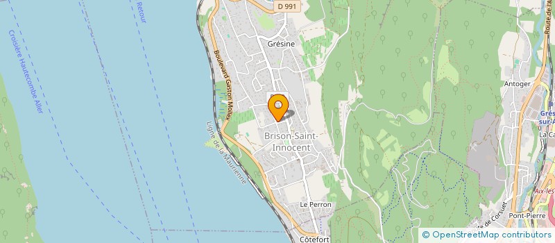 localisation de l'entreprise BANOU  BRISON-SAINT-INNOCENT