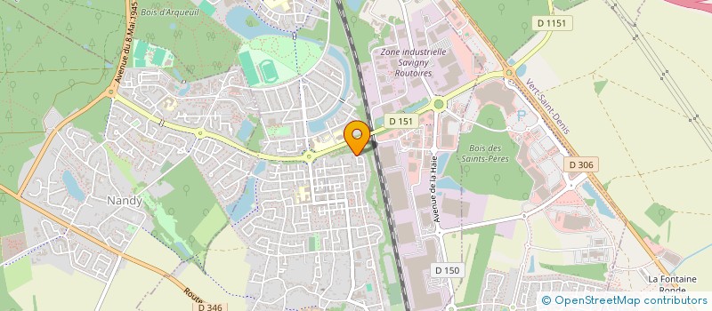 localisation de l'entreprise BANOU SERVICES  SAVIGNY-LE-TEMPLE