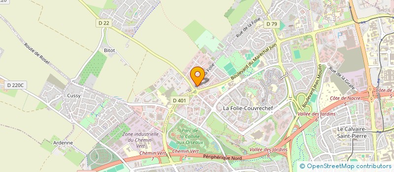 localisation de l'entreprise BANOVAL INVEST à CAEN