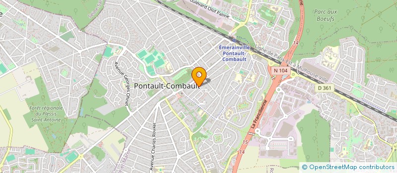 localisation de l'entreprise BANOZAI à PONTAULT-COMBAULT