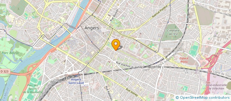 localisation de l'entreprise BANPS à ANGERS