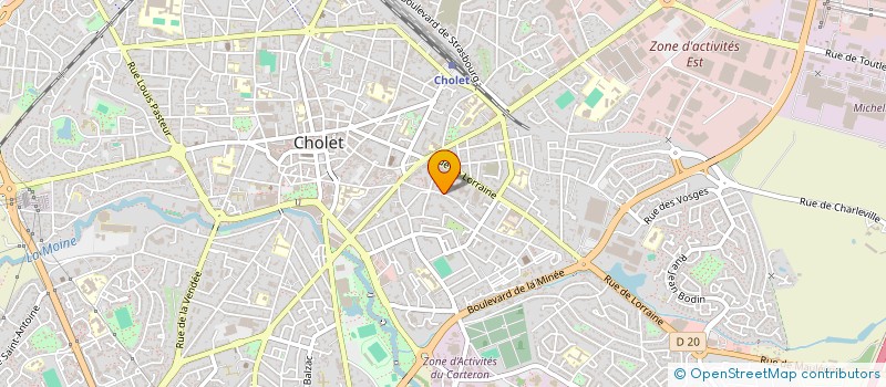 localisation de l'entreprise BANQUE ALIMENTAIRE à CHOLET