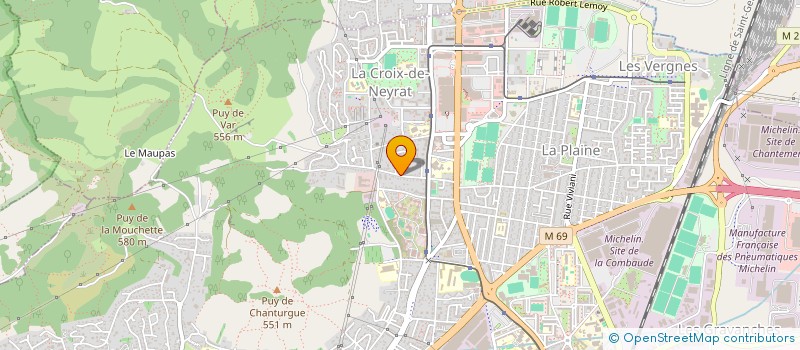 localisation de l'entreprise BANQUE ALIMENTAIRE AUVERGNE à CLERMONT-FERRAND