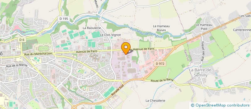 localisation de l'entreprise BANQUE ALIMENTAIRE DE LA MANCHE à SAINT-LO