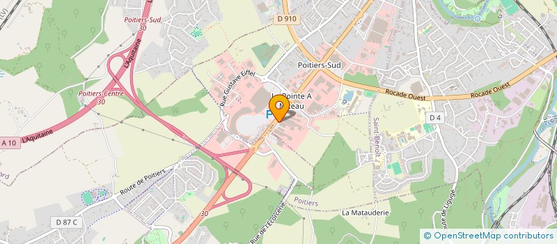 localisation de l'entreprise BANQUE ALIMENTAIRE DE LA VIENNE à POITIERS