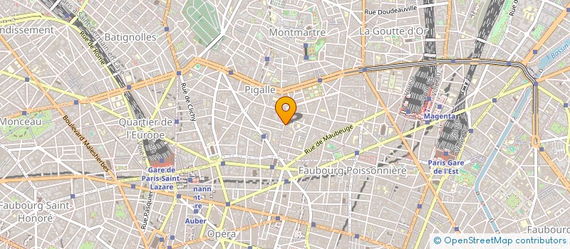 localisation de l'entreprise BANQUE DE DONNEES MUSICALE  PARIS