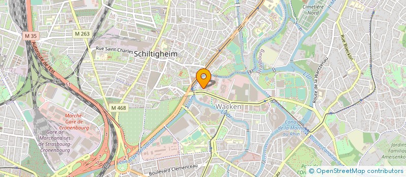 localisation de l'entreprise BANQUE FEDERATIVE DU CREDIT MUTUEL  STRASBOURG