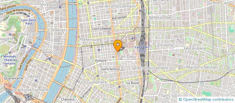localisation de l'entreprise BANQUE PART DIEU  LYON