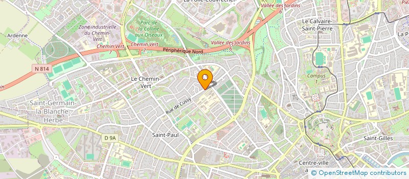 localisation de l'entreprise BANQUE SANTE à CAEN