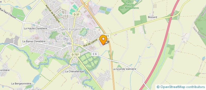 localisation de l'entreprise BANQUET CLASSE 20 SAINT-FULGENT  SAINT-FULGENT