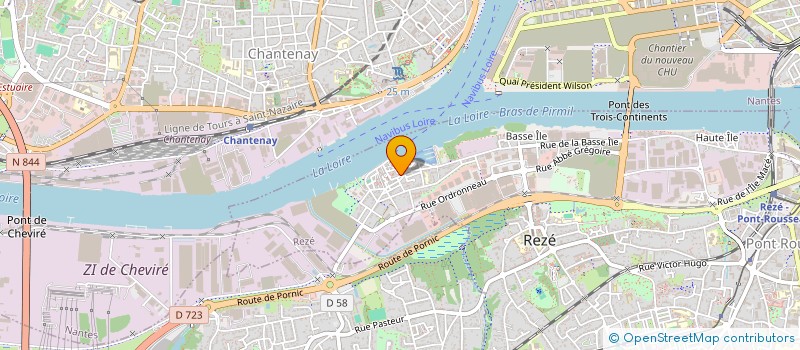 localisation de l'entreprise BANQUISE à REZE
