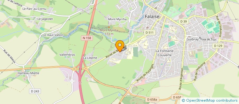 localisation de l'entreprise BANRIALYNE  FALAISE