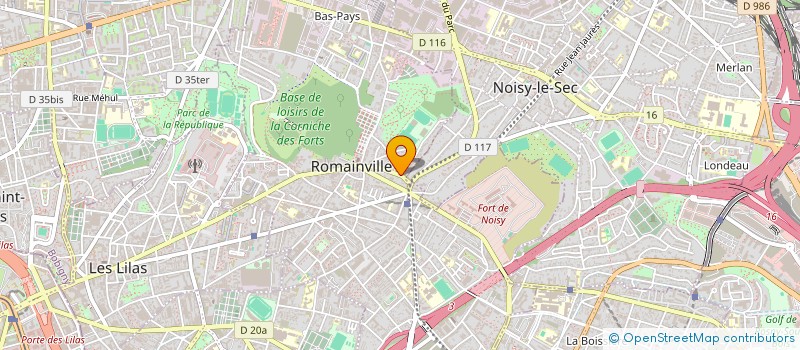 localisation de l'entreprise BANSARD  ROMAINVILLE