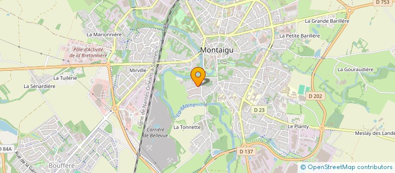 localisation de l'entreprise BANSIDH ASSO à MONTAIGU-VENDEE