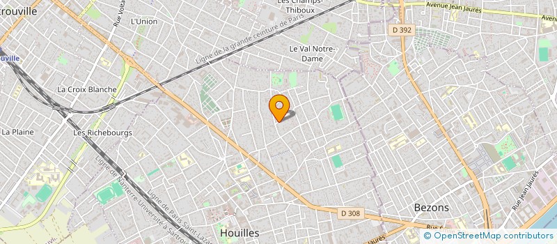 localisation de l'entreprise BANTAM CLUB  HOUILLES