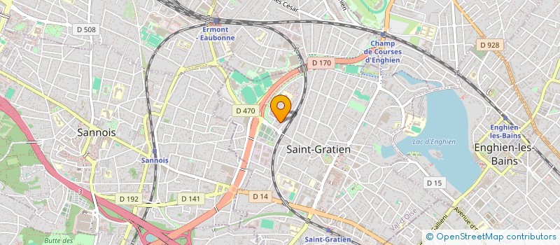 localisation de l'entreprise BANTAY DISTRIBUTIONS  SAINT-GRATIEN