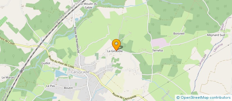 localisation de l'entreprise BANTEGNIES ET FILS  CUBNEZAIS