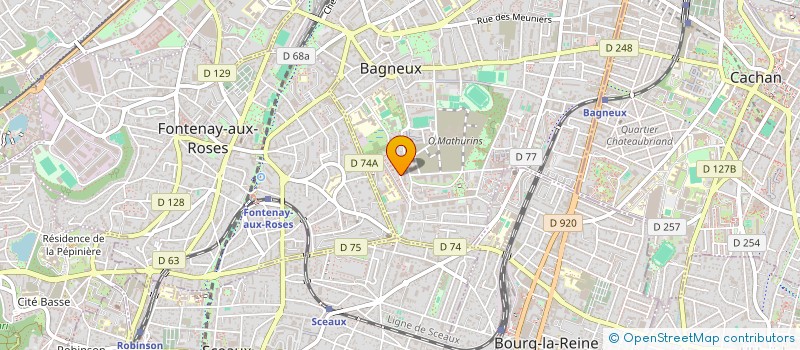 localisation de l'entreprise BANTIGUEL  BAGNEUX