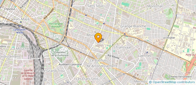 localisation de l'entreprise BANTU DANCE FORMATION  LYON