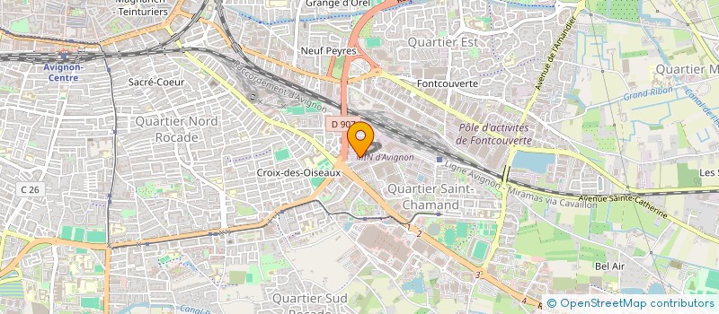 localisation de l'entreprise BANUI  AVIGNON