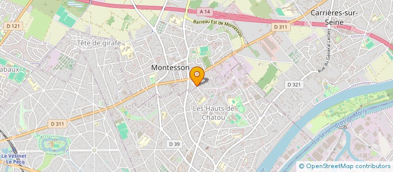 localisation de l'entreprise BANVILLE IMMOBILIER à MONTESSON