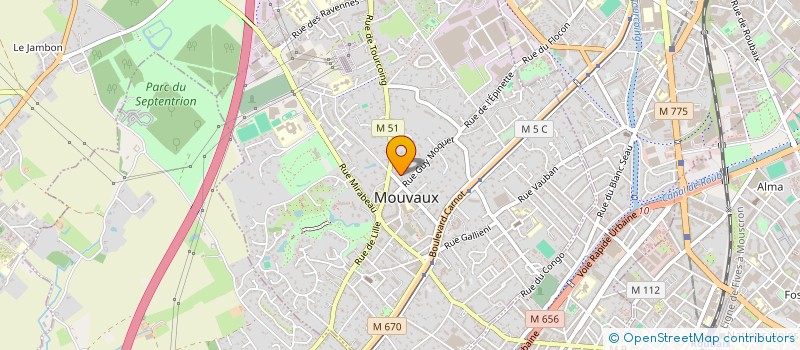 localisation de l'entreprise BANYAN SOCIETY à MOUVAUX