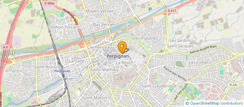 localisation de l'entreprise BANYOLS ET BANYOLS  PERPIGNAN