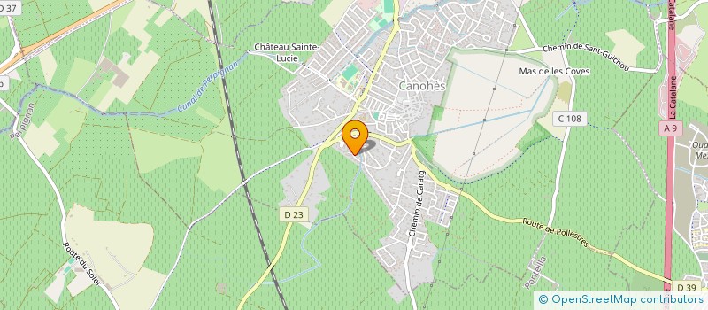 localisation de l'entreprise BANYULS DANSE  CANOHES