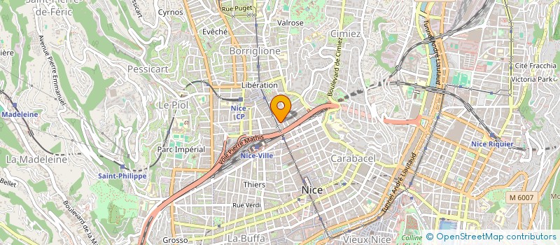 localisation de l'entreprise BANZAI  NICE