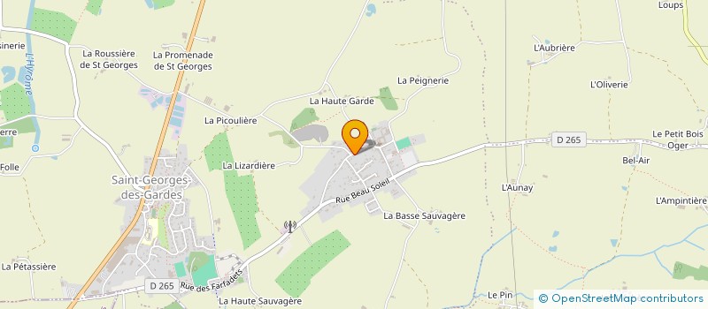 localisation de l'entreprise BANZAI ET FINES HERBES PRODUCTION  CHEMILLE-EN-ANJOU