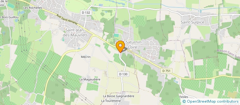 localisation de l'entreprise BANZAI FINANCES  LES GARENNES SUR LOIRE