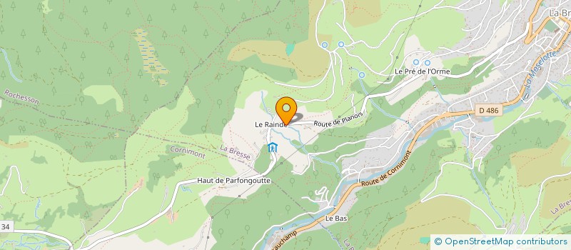 localisation de l'entreprise BAO  LA BRESSE