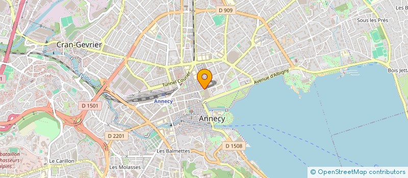 localisation de l'entreprise BAO ANNECY à ANNECY