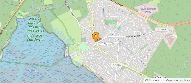 localisation de l'entreprise BAO D'ARGUIN  ARES