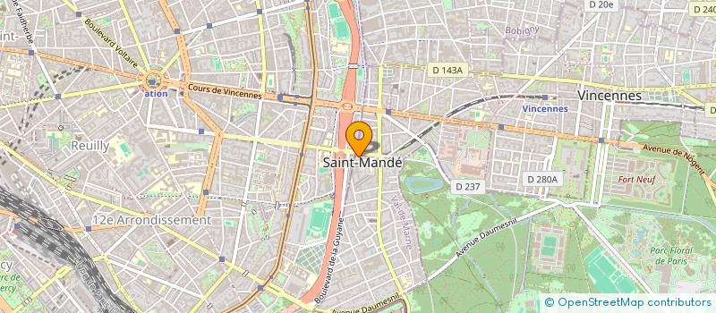 localisation de l'entreprise BAO INGENIERIE à SAINT-MANDE
