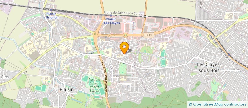 localisation de l'entreprise BAO RENOVATION à PLAISIR