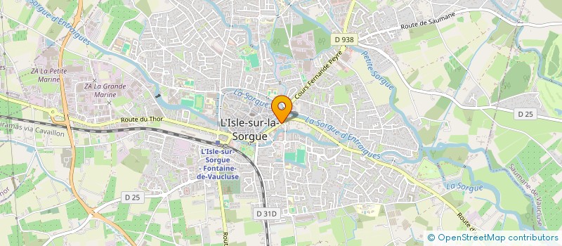 localisation de l'entreprise BAO SHENTI  L ISLE SUR LA SORGUE