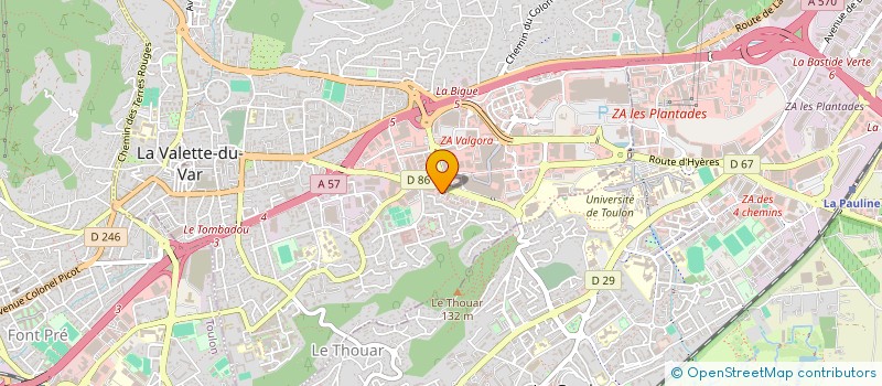 localisation de l'entreprise BAO SON à LA VALETTE-DU-VAR