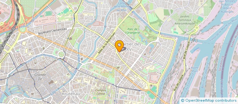 localisation de l'entreprise BAO-TU à STRASBOURG