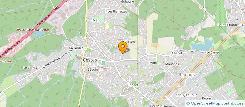 localisation de l'entreprise BAOBA  CESTAS