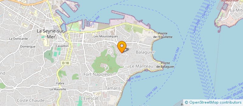 localisation de l'entreprise BAOBAB à LA SEYNE SUR MER
