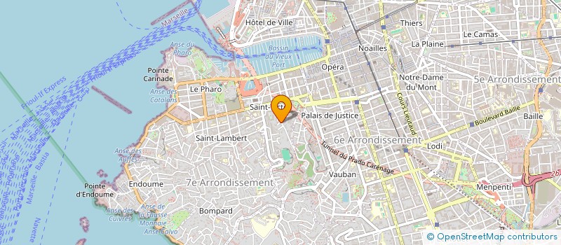 localisation de l'entreprise BAOBAB à MARSEILLE