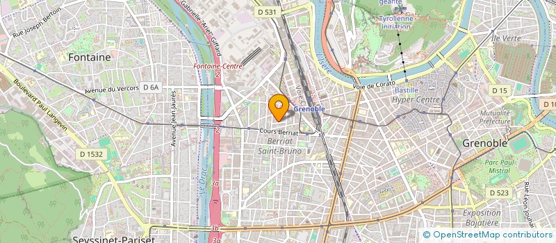 localisation de l'entreprise BAOBAB  GRENOBLE