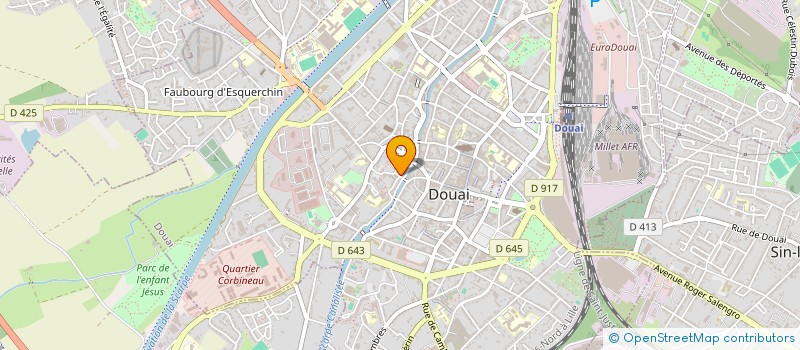 localisation de l'entreprise BAOBAB ARCHITECTES  DOUAI