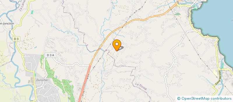 localisation de l'entreprise BAOBAB ENVIRONNEMENT LOCATION TRANSPORT ET TRAVAUX PUBLICS  LE ROBERT