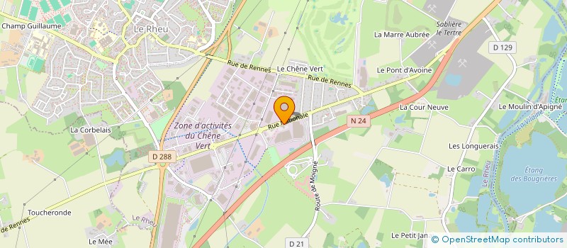 localisation de l'entreprise BAOBAB3  RENNES