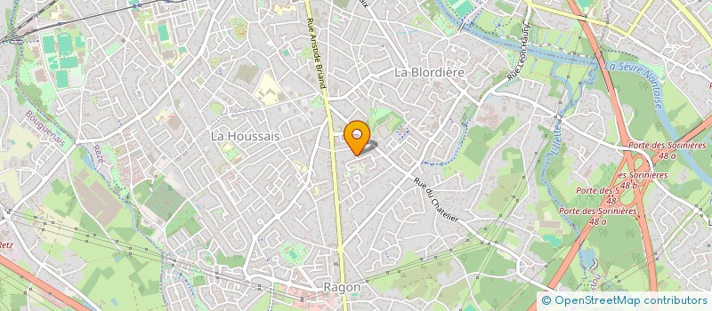 localisation de l'entreprise BAOBACK à REZE