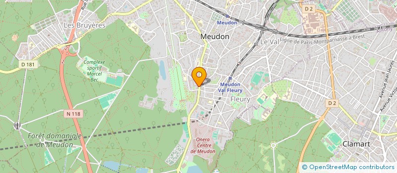 localisation de l'entreprise BAOMINH à MEUDON