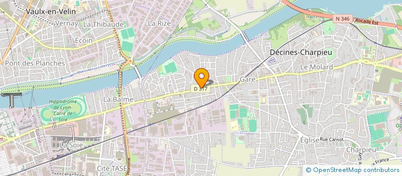 localisation de l'entreprise BAOTHAI  DECINES-CHARPIEU